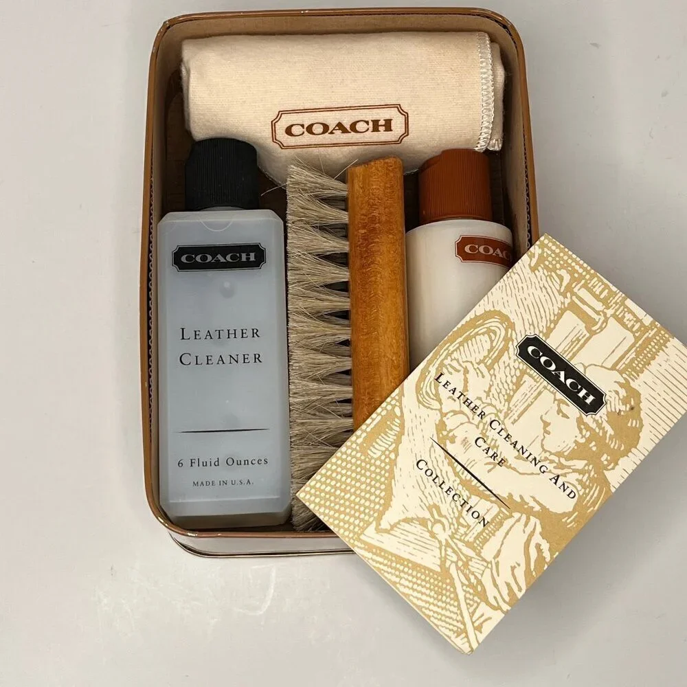 Vintage Coach Leather Cleaning and Care Collection Tin #1047 - Picture 5 of 8